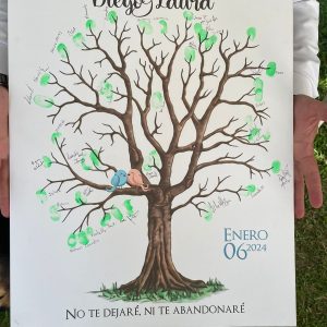 Árbol de huellas personalizado