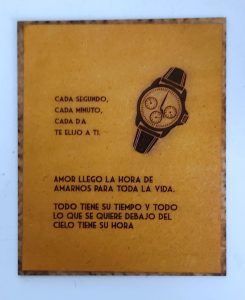 Cofre para reloj de compromiso para el novio