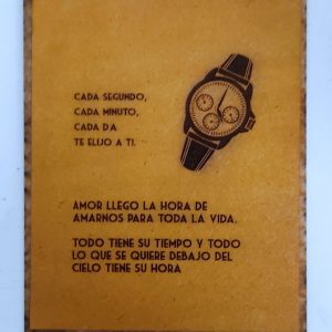 Cofre para reloj de compromiso para el novio
