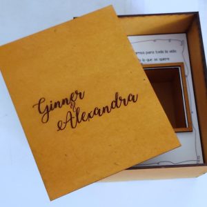 Cofre para reloj de compromiso para el novio
