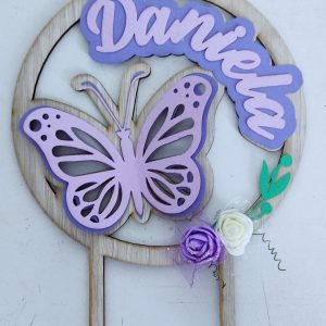 Pin o topper para tortas o ponques decoración toda ocasión