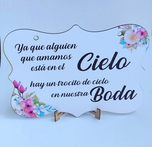 Cartel de pajecito personalizado