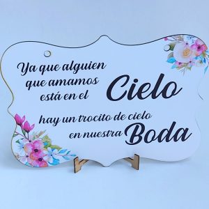 Cartel de pajecito personalizado