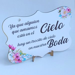 Cartel de pajecito personalizado