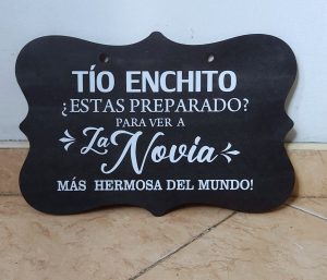 Cartel de pajecito y toda ocasión personalizado
