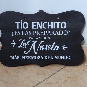 Cartel de pajecito y toda ocasión personalizado