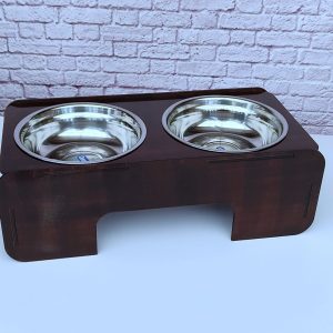 comedor elevado de comida para mascotas
