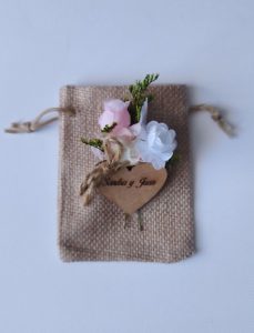 Bolsa para arras de boda