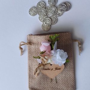 Bolsa para arras de boda