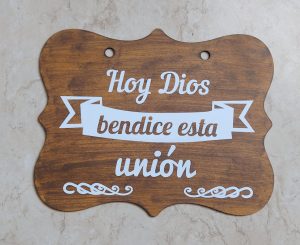 Cartel de pajecito para bodas