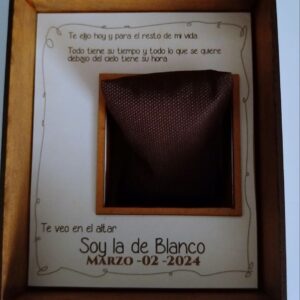 caja de compromiso para reloj de novio - regalo de compromiso