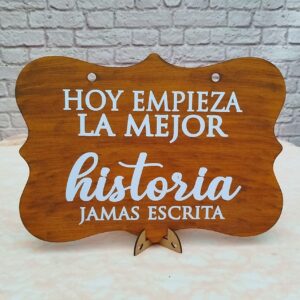 cartel de pajecito personalizado toda ocasión
