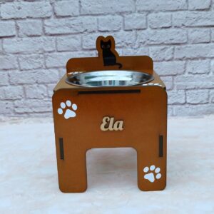 bandeja de comida para mascotas personalizada