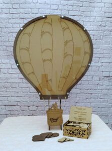 cuadro de firmas personalizado tipo globo toda ocasión