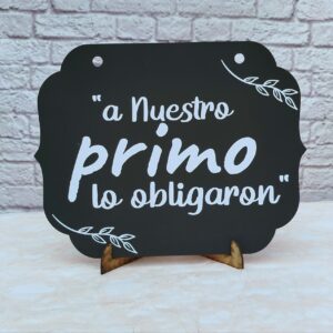 Cartel de pajecito personalizados, con leyendas creativas, diseños especiales
