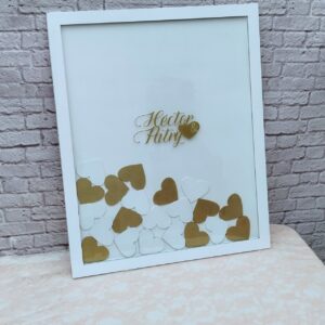 Cuadro de firmas para visita de invitados, toda ocasión, bodas, elegantes