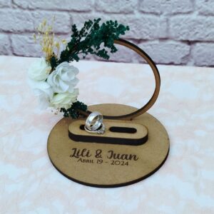 Porta Anillos para boda - personalizados