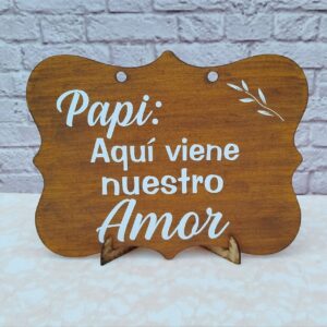 Cartel de pajecito - avisos de pajecito - anuncio de entrada a la boda personalizados