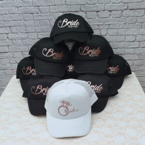 Gorras y detalles para despedida de soltera