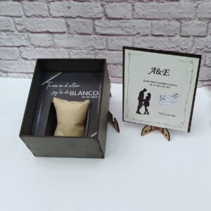 Caja regalo de compromiso - regalo para novio - regalo de compromiso - novio - boda