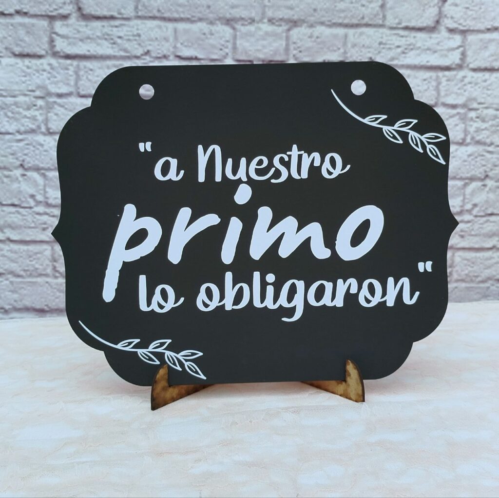 Cartel de pajecito - avisos de bienvenida para eventos