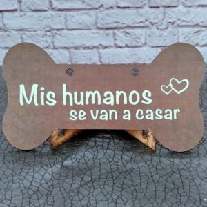 Cartel de pajecito para mascota