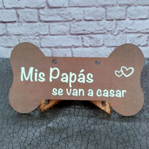 Cartel de pajecito para mascota