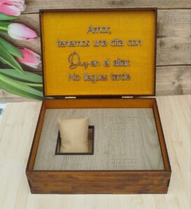 caja para reloj de compromiso para el novio, regalo de compromiso para el novio, regalo de promesa, caja para el reloj de regalo para el novio, regalo de compromiso del novio