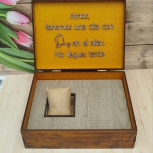 caja para reloj de compromiso para el novio, regalo de compromiso para el novio, regalo de promesa, caja para el reloj de regalo para el novio, regalo de compromiso del novio