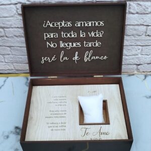 caja para reloj de compromiso para el novio, regalo de compromiso para el novio, regalo de promesa, caja para el reloj de regalo para el novio, regalo de compromiso del novio