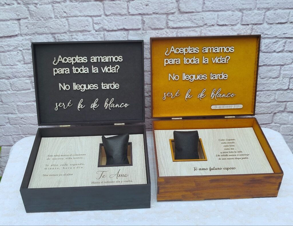 caja para reloj de compromiso para el novio, regalo de compromiso para el novio, regalo de promesa, caja para el reloj de regalo para el novio, regalo de compromiso del novio