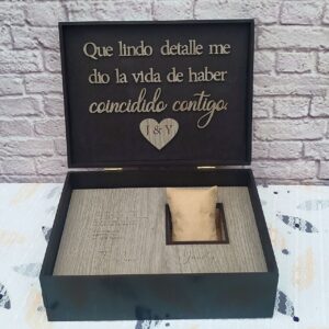 caja para reloj de compromiso para el novio, regalo de compromiso para el novio, regalo de promesa, caja para el reloj de regalo para el novio, regalo de compromiso del novio