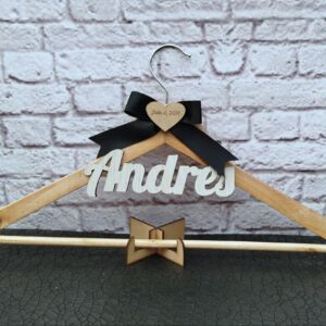 Ganchos personalizados para vestidos de novio o quinceañera