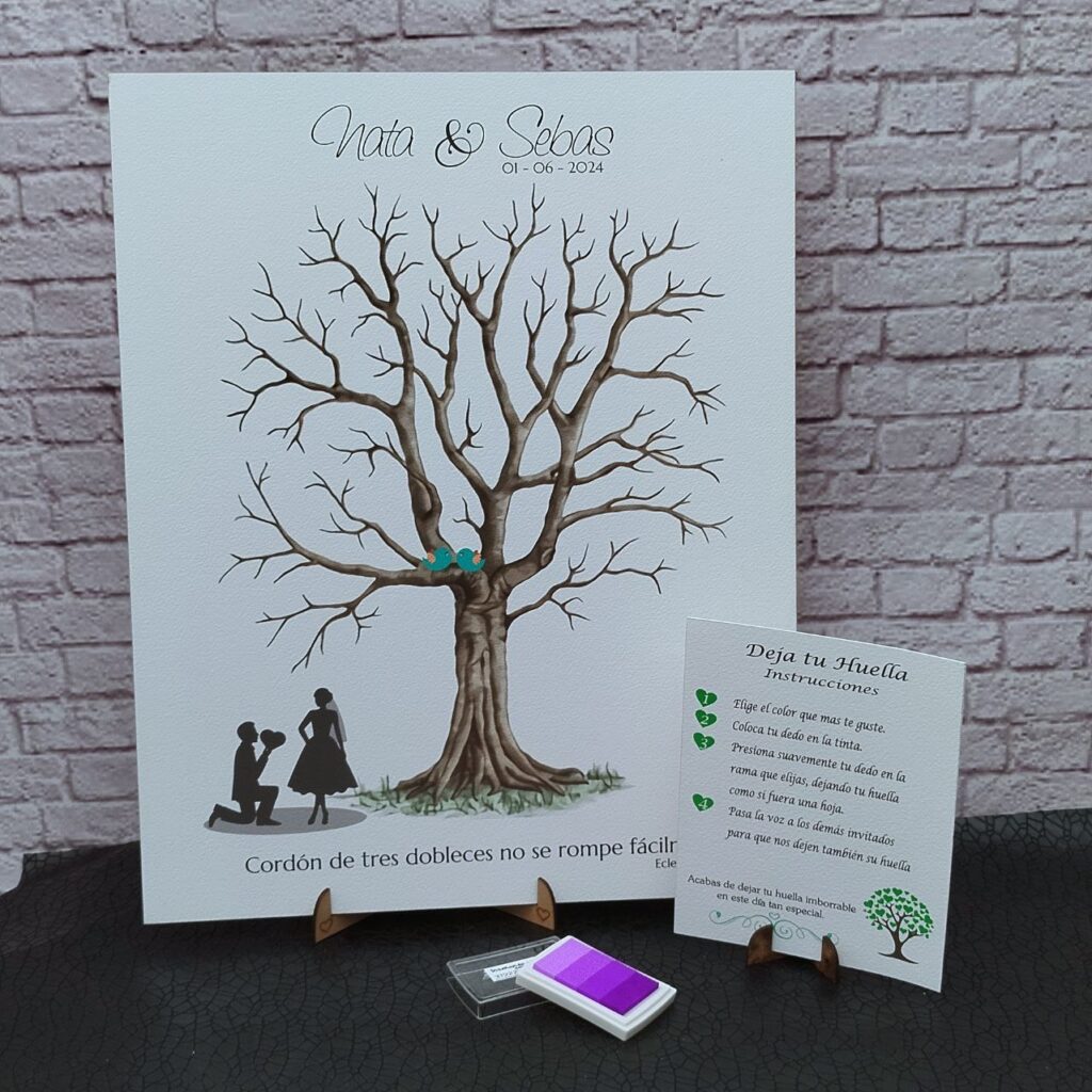 árbol de huellas personalizado para toda ocasión
