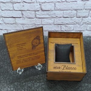 Caja de compromiso para regalo de novio - regalo de compromiso - caja para reloj de novio