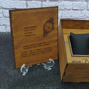 Caja de compromiso para regalo de novio - regalo de compromiso - caja para reloj de novio