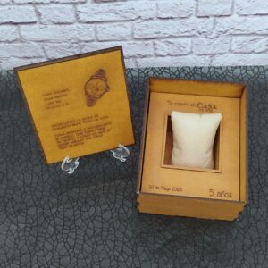 Caja de compromiso para regalo de novio - regalo de compromiso - caja para reloj de novio