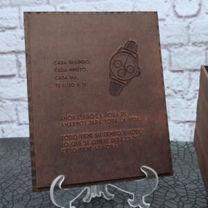 Caja de compromiso para regalo de novio - regalo de compromiso - caja para reloj de novio