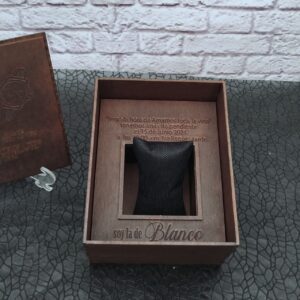 Caja de compromiso para regalo de novio - regalo de compromiso - caja para reloj de novio
