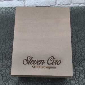 Caja de compromiso para regalo de novio - regalo de compromiso - caja para reloj de novio