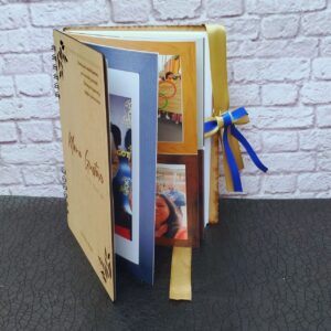 Libro de firmas personalizado para bodas y eventos toda ocasión, tapas en madera