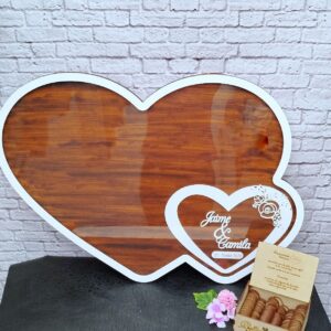 Cuadro de firmas personalizado para bodas y eventos