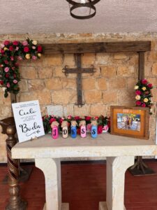 Cuadro para ceremonia de la arena para bodas y eventos