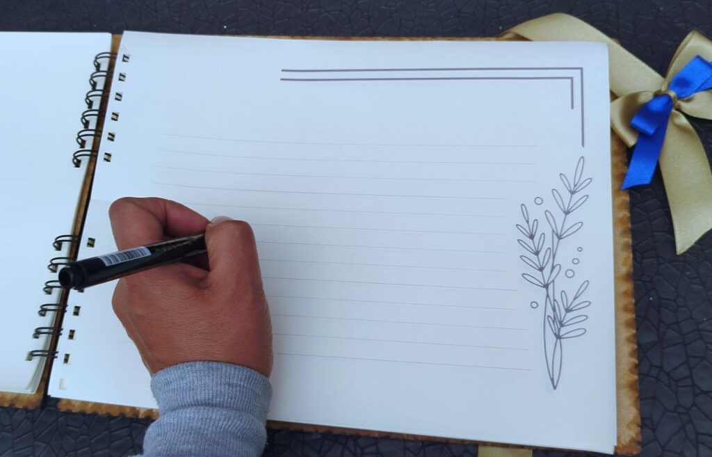 Libro de firmas personalizado para bodas y eventos
