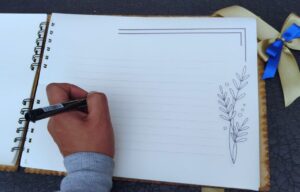 Libro de firmas personalizado para bodas y eventos
