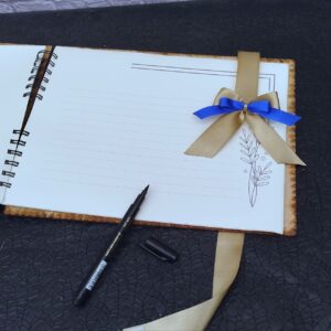 Libro de firmas personalizado para bodas y eventos