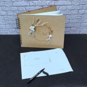 Libro de firmas personalizado para bodas y eventos