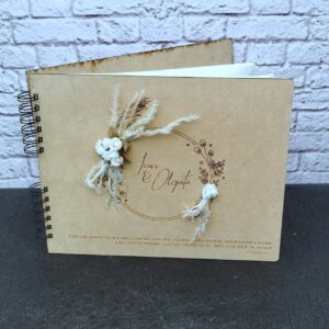 Libro de firmas personalizado para bodas y eventos