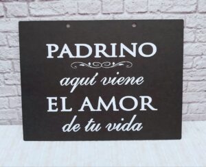 Cartel o aviso para pajecito - bodas - eventos - personalizados - toda ocasión