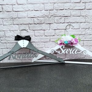 Ganchos personalizados para vestidos de novios o quinceañera